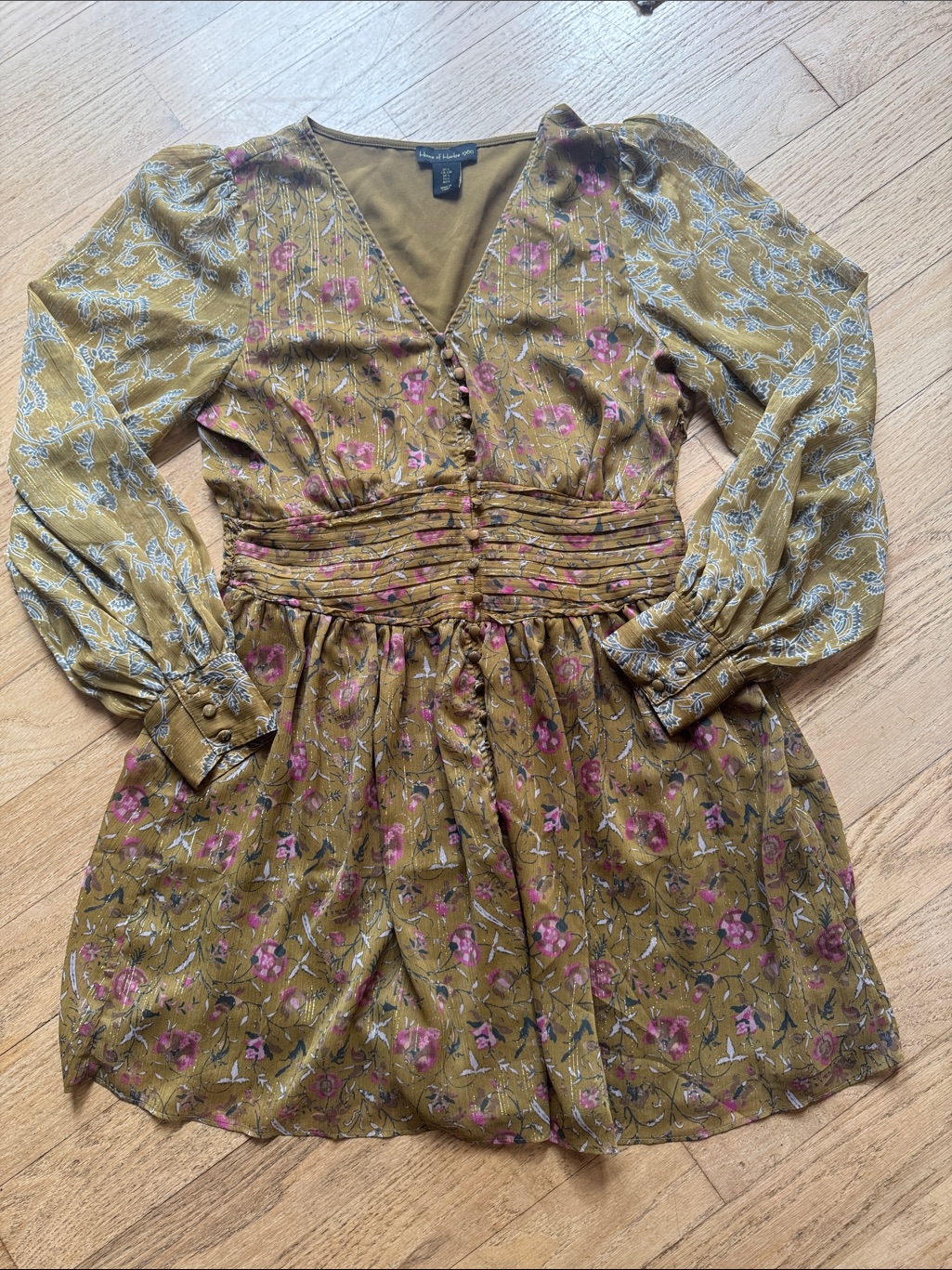 House Of Harlow 1960 Camel Dress, Size Large